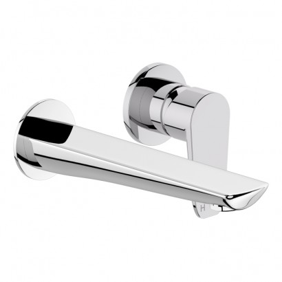 SAVON WALL MOUNTED BASIN/BATH MIXER - CHROME 42168