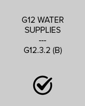 G12 WATER SUPPLIES G12.3.2 (B)