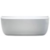 ELDON QUARRYCAST BACK TO WALL BATH 1749 X 850 X 600