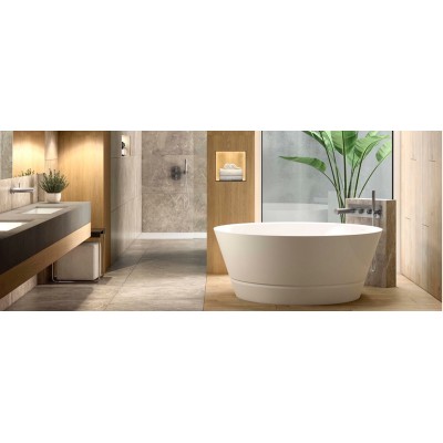 Choosing between a back to wall bath or free standing bath