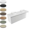 NOVARA WALL VANITY 1500 DOUBLE BOWL  2 X DRAWER