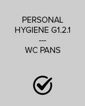 PERSONAL HYGIENE G1.2.1 (WC PANS)