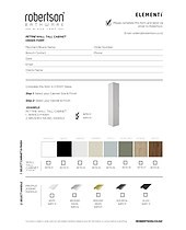 Pettine Cabinet Order Form