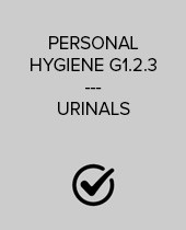PERSONAL HYGIENE G1.2.3 URINALS