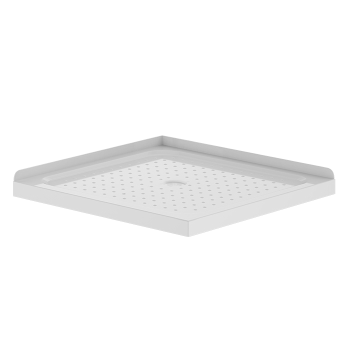 SHOWER TRAY 1000MM CENTRE WASTE SQUARE