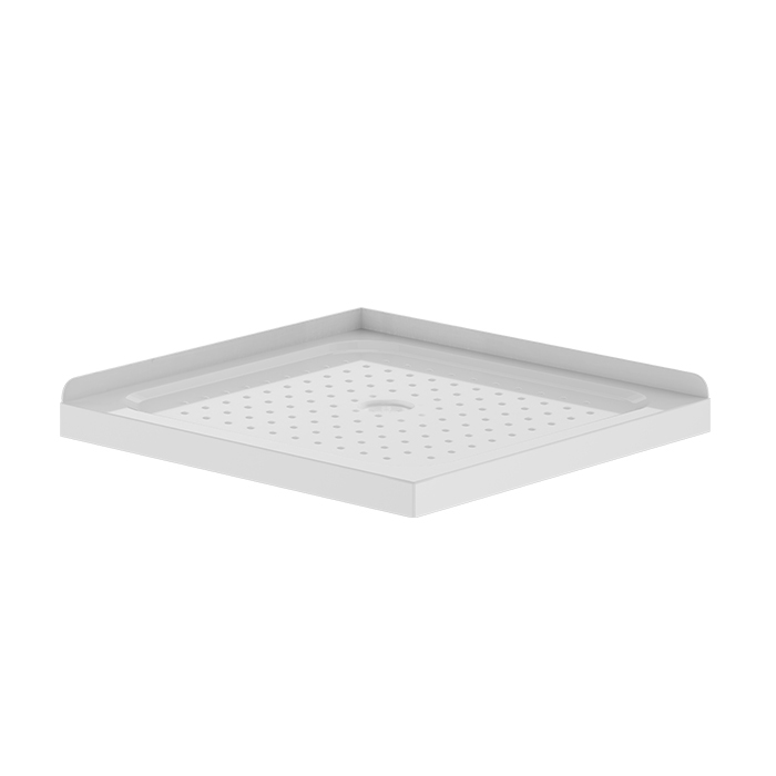 SHOWER TRAY 900MM CENTRE WASTE SQUARE