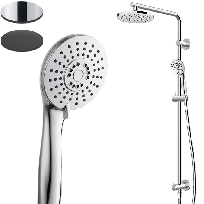 SMILE COLUMN SHOWER 3FCT EXCLUSIVE TO MITRE 10 CHROME
