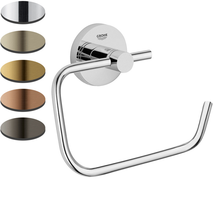 Grohe Essentials Toilet Roll Holder with Cover