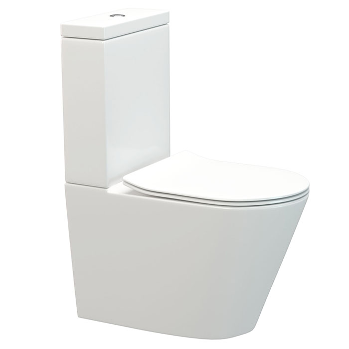 LINFA CC BTW TOILET SUITE C/W SOFT CLOSE SEAT