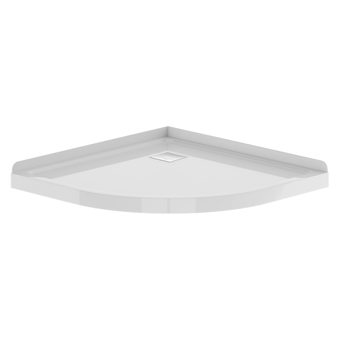 SHOWER TRAY EVOLVE 1010X1010 2 SIDED ROUND