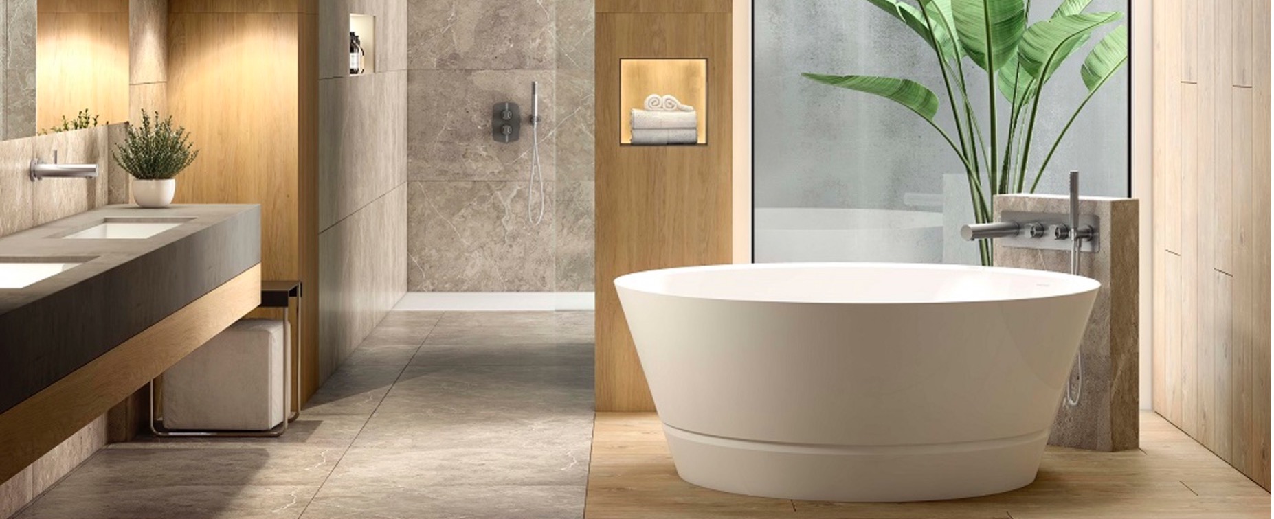 Choosing between a back to wall bath or free standing bath