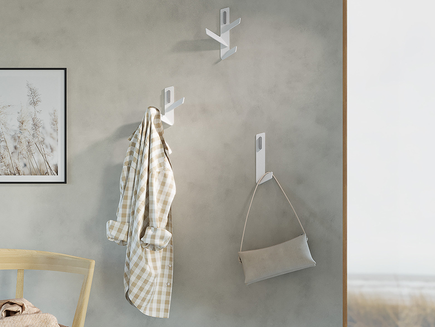 A Stylish and Versatile Solution | Flama Robe Hooks by Elementi