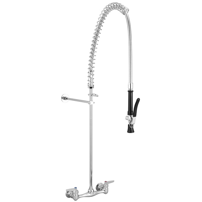 WALL MOUNT EXTENDED HEIGHT PRE-RINSE COMMERCIAL KITCHEN MIXER