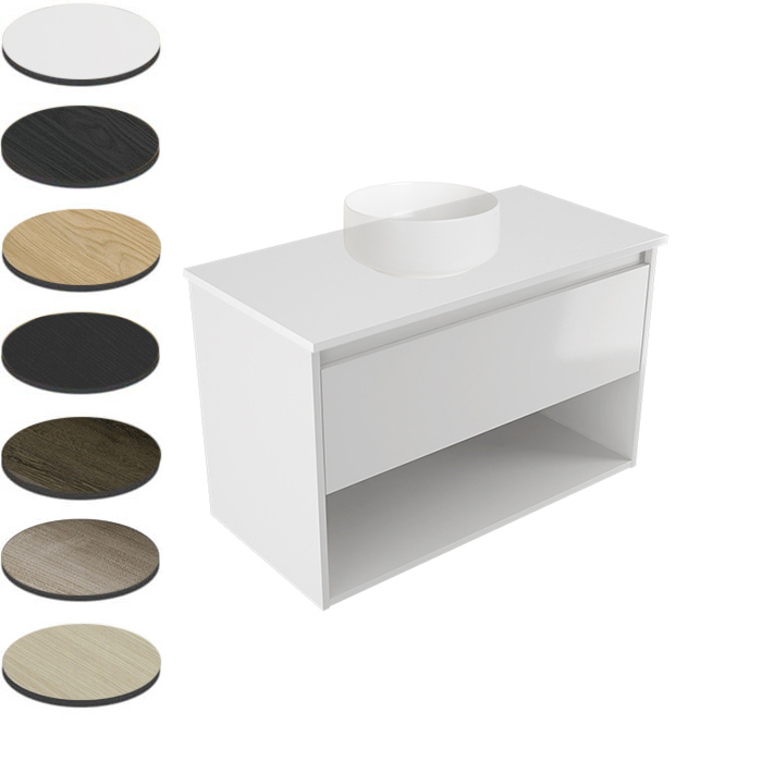 CERTO WALL VANITY 900 1 X DRAWER