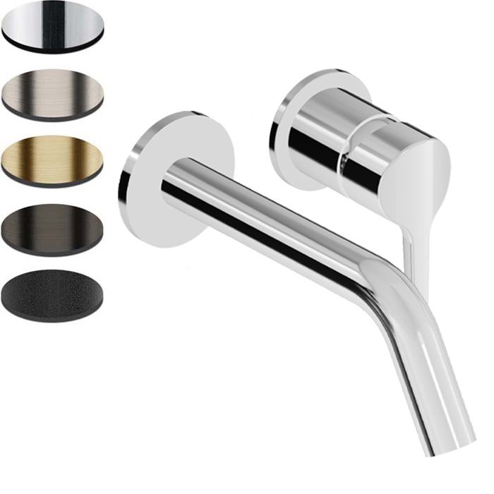 MEDAMEDA 2TH WALL MOUNTED BASIN MIXER 175MM