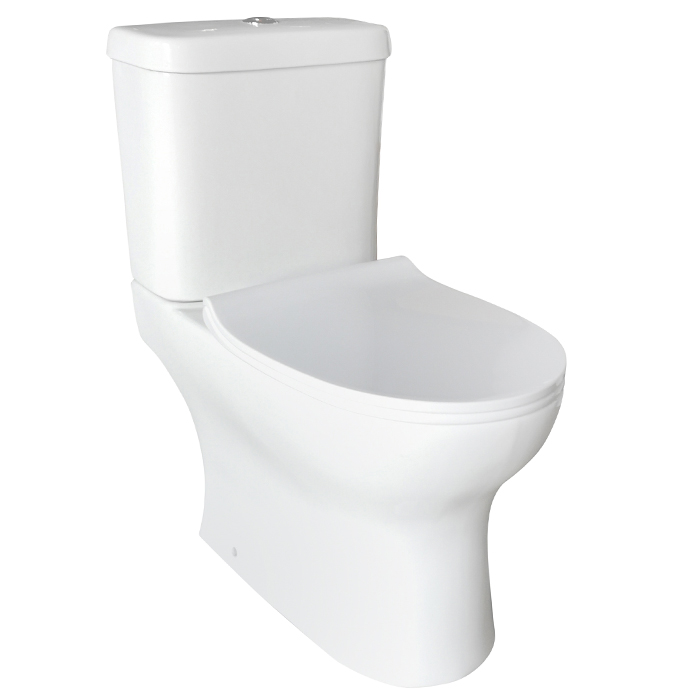 RENO CLOSE COUPLED RIMLESS TOILET SUITE S PAN