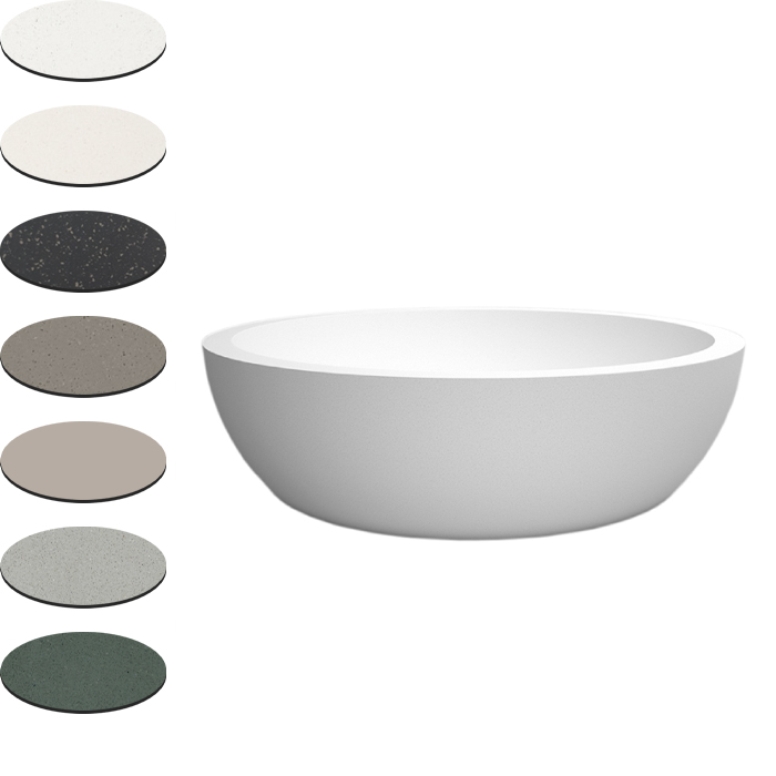 LUNAR FREESTANDING BATH 1530X1530X550MM