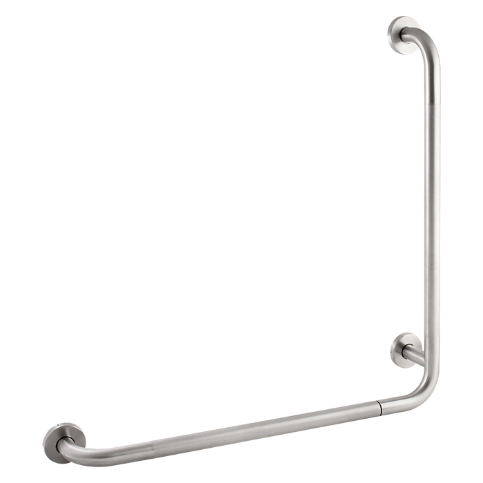 SUPPORT DIAMOND KNURL 90 DEGREE HAND RAIL 750X750MM