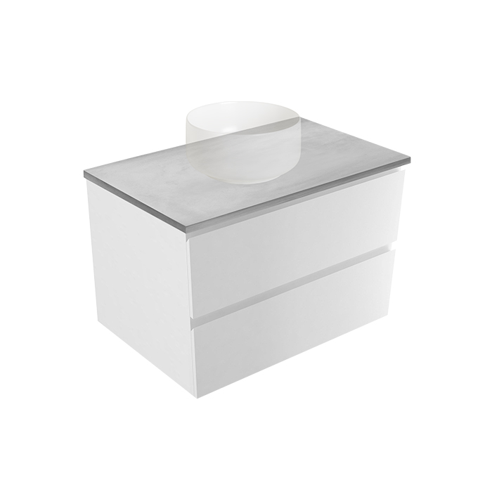 EVOLVE BARE WALL VANITY 750X460X500MM
