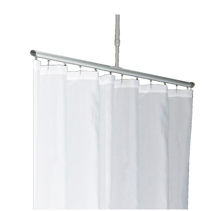 ASSIST SHOWER TRACK 1200MM STRAIGHT WITH HANGER ASSEMBLY KIT