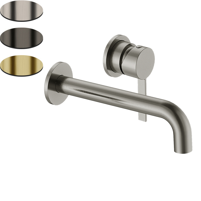 DUE WALL MOUNTED BASIN/BATH MIXER