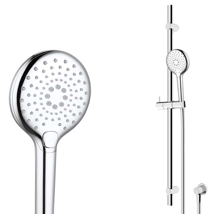 SPLASH PLUS ROUND SLIDE SHOWER 3 FUNCTION