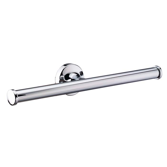 EUROPA PLUS DOUBLE TOILET ROLL HOLDER CHROME