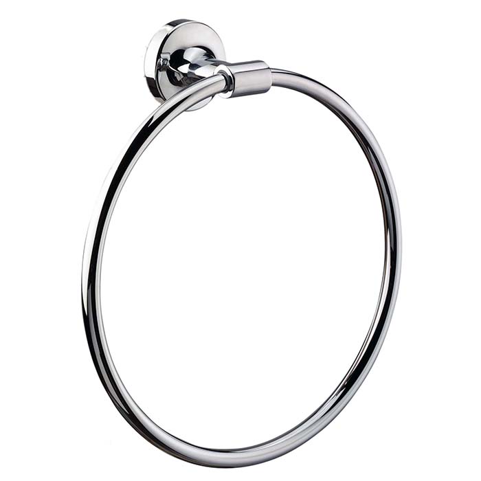 EUROPA PLUS TOWEL RING 210 CHROME