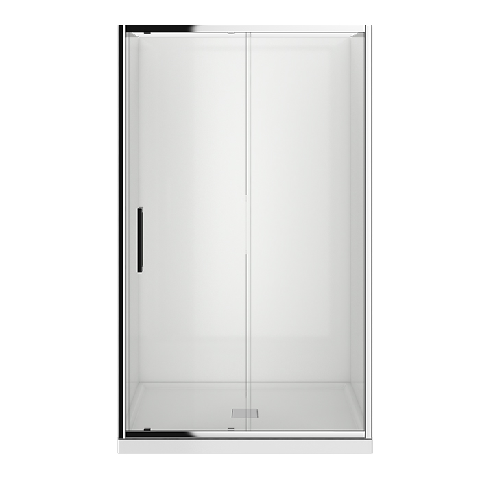 EVOLVE SHOWER SQUARE 1200x900 3 SIDED CHROME