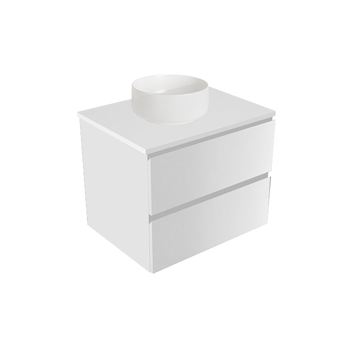 EVOLVE WALL VANITY 600 2X DRAWER