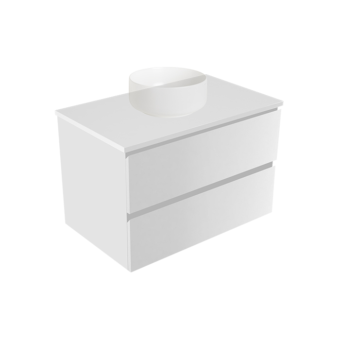 EVOLVE WALL VANITY 750 2X DRAWER