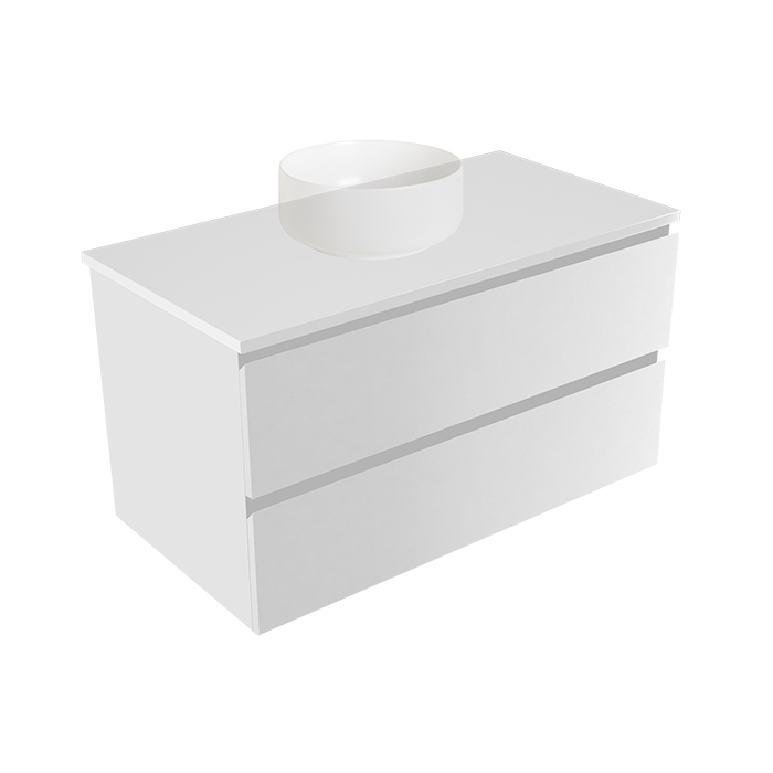 EVOLVE WALL VANITY 900 2X DRAWER