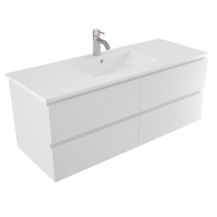 EVOLVE WALL VANITY 1200 4 X DRAWER