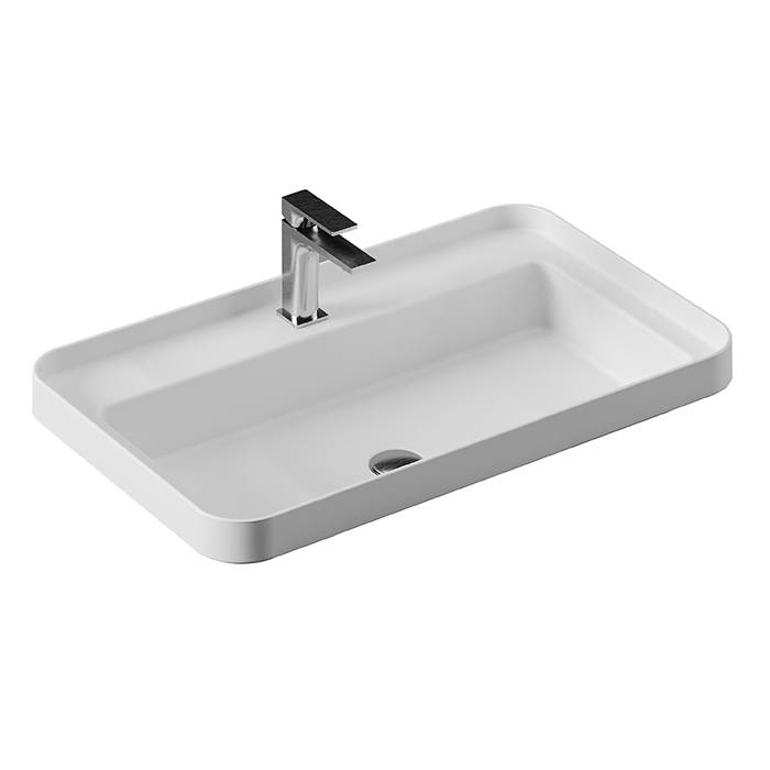 FUORI SCALA SQUARE INSET/VESSEL BASIN 1TH  805 X 455