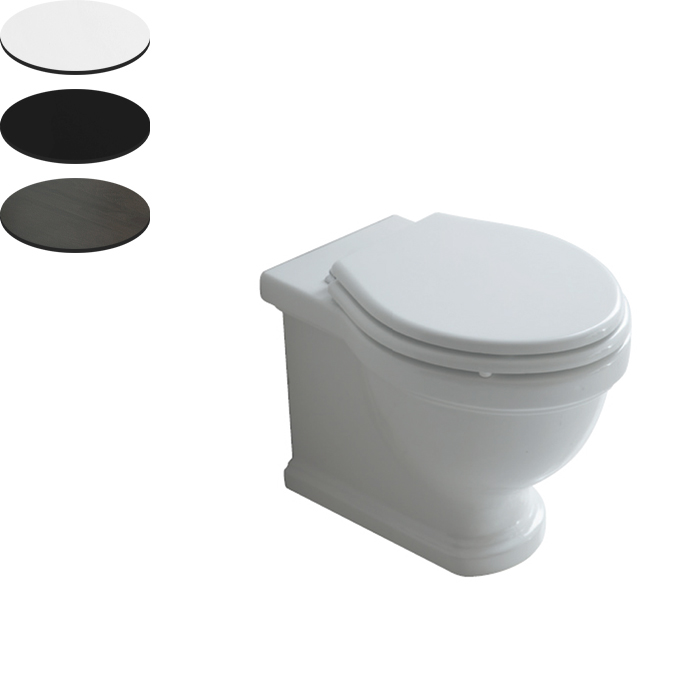 ETHOS BTW TOILET PAN GLOSS WHITE