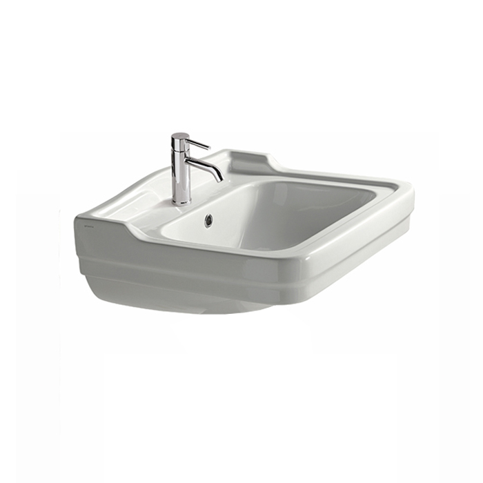 ETHOS WALL BASIN 600X510X270MM 1TH GLOSS WHITE