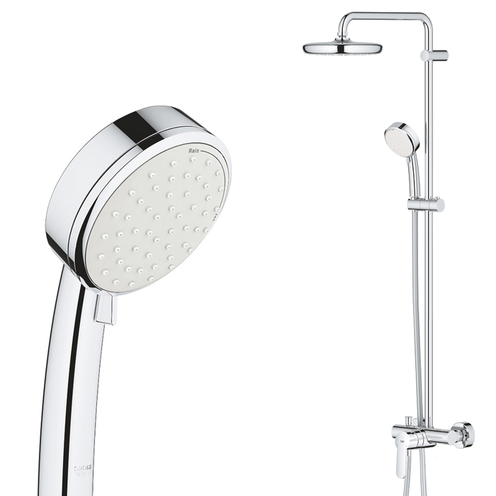 TEMPESTA COSMO 210 COLUMN SHOWER WITH EXPOSED DIVERTER MIXER