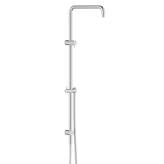 RETRO FIT COLUMN SHOWER WITH DIVERTER CHROME