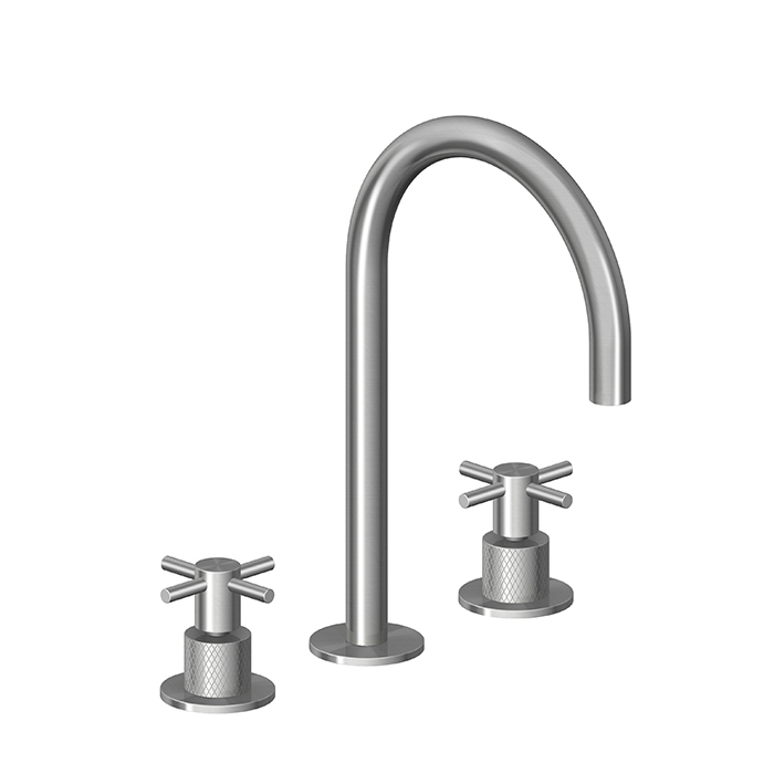 HELM 3TH BASIN MIXER EXTENDED HEIGHT CROSS HANDLE