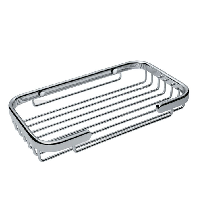 HOTEL RECTANGLE SOAP BASKET CHROME