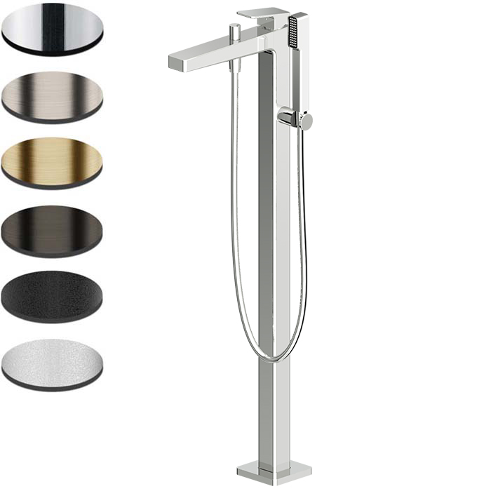 JINGLE FREESTANDING BATH COLUMN C/W HAND PIECE 740MM