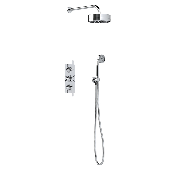 LANDMARK PURE THERMOSTATIC SHOWER WITH 2X FLOW CONTROLS