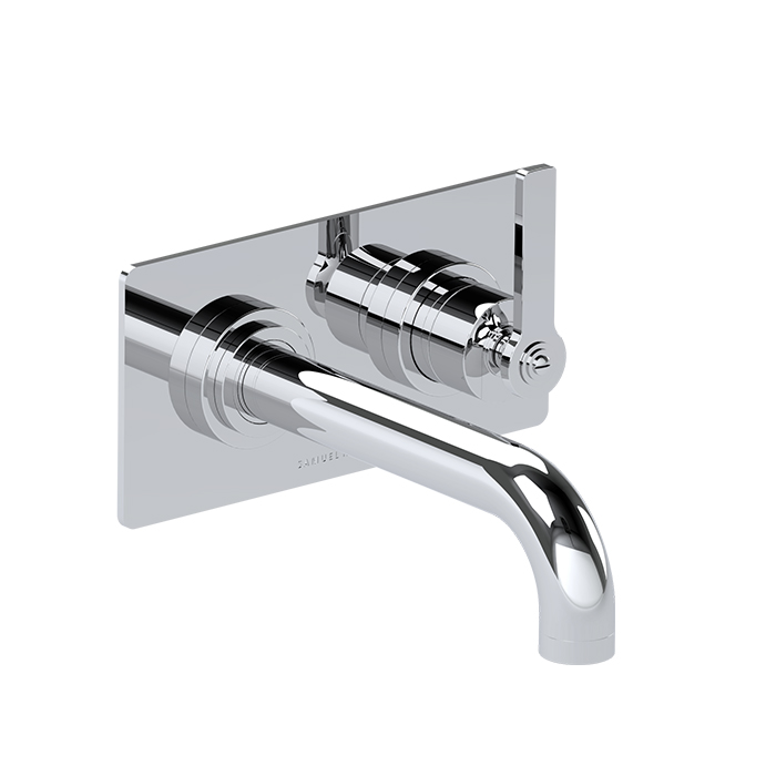 LANDMARK PURE WALL MOUNTED BASIN MIXER RIGHT HANDED  214MM