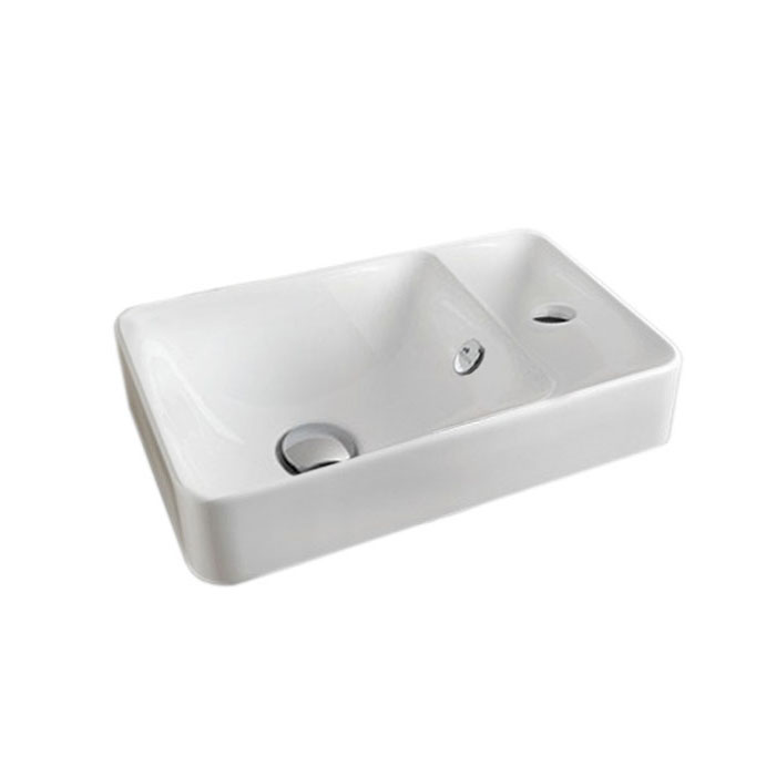 SAVON WALL BASIN 450 X 275 X 100 1TH WHITE