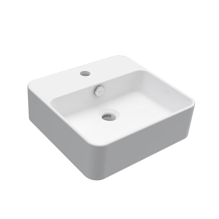 LINFA WALL BASIN 400X380X120 1TH OF WHITE