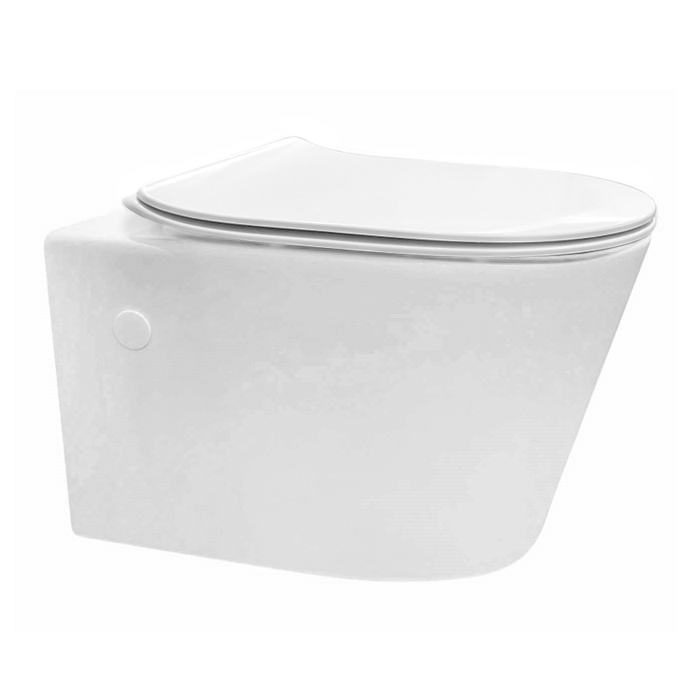 LINFA WALL HUNG PAN C/W SOFT CLOSE SEAT