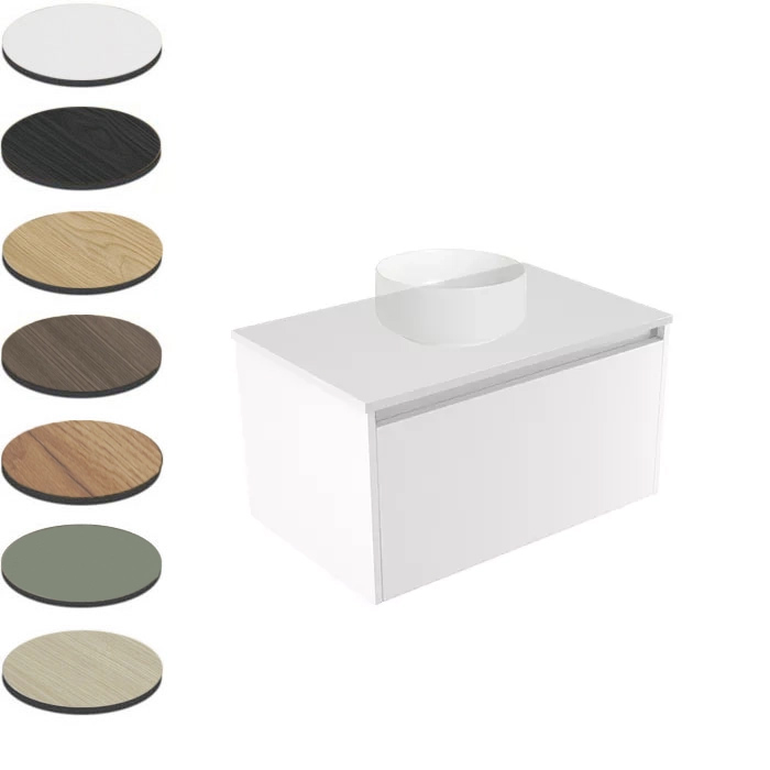 NOVARA WALL VANITY 750 1 X DRAWER