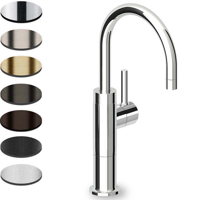 PAN GOOSENECK EXTENDED HEIGHT BASIN MIXER