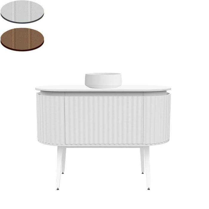 ABBRACCIO 1200 SINGLE CENTRE BOWL FLOOR VANITY
