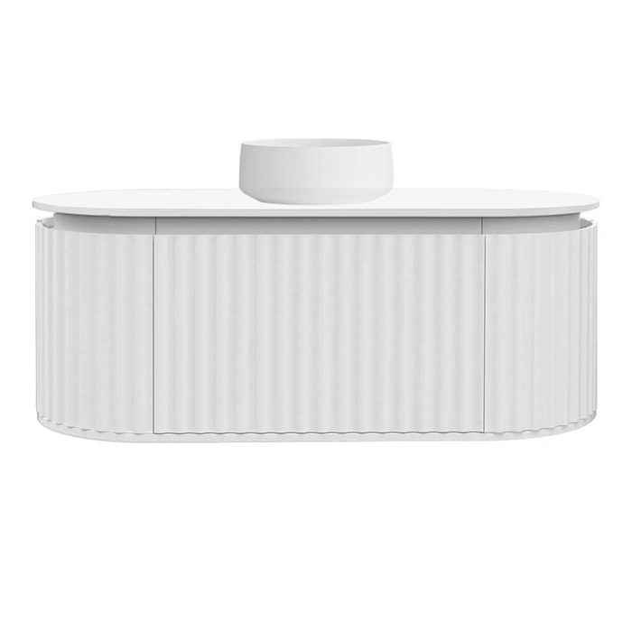 ABBRACCIO 1200 SINGLE CENTRE BOWL WALL VANITY